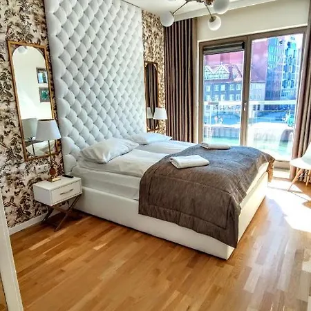 Apartament Amber Centrum Z Basenem * Гданьск