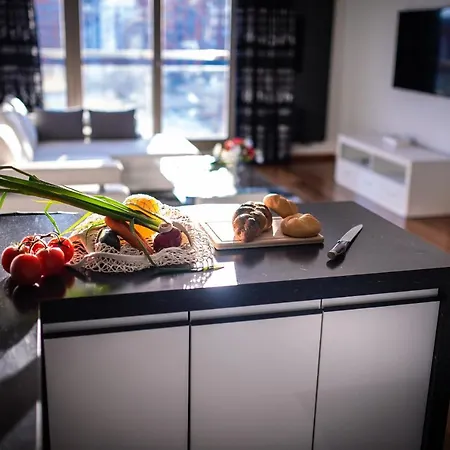 Apartament Amber Centrum Z Basenem גדנסק